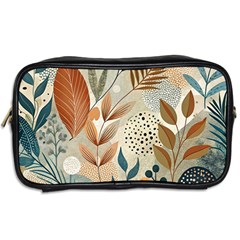 Leaves Pattern Floral Toiletries Bag (Two Sides) from ArtsNow.com Back