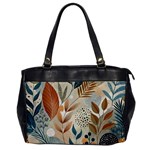 Leaves Pattern Floral Oversize Office Handbag