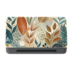 Leaves Pattern Floral Memory Card Reader with CF