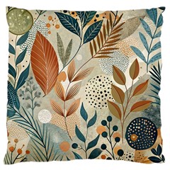 Leaves Pattern Floral Large Cushion Case (Two Sides) from ArtsNow.com Front