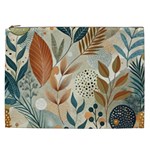 Leaves Pattern Floral Cosmetic Bag (XXL)