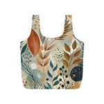 Leaves Pattern Floral Full Print Recycle Bag (S)