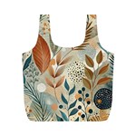 Leaves Pattern Floral Full Print Recycle Bag (M)