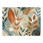 Leaves Pattern Floral Two Sides Premium Plush Fleece Blanket (Mini)