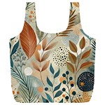 Leaves Pattern Floral Full Print Recycle Bag (XXL)