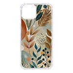 Leaves Pattern Floral iPhone 14 TPU UV Print Case