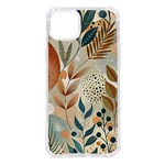 Leaves Pattern Floral iPhone 14 Plus TPU UV Print Case