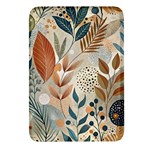 Leaves Pattern Floral Rectangular Glass Fridge Magnet (4 pack)