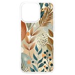 Leaves Pattern Floral iPhone 15 Pro Max TPU UV Print Case