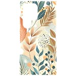 Leaves Pattern Floral Samsung Galaxy S24 Ultra 6.9 Inch Black TPU UV Case