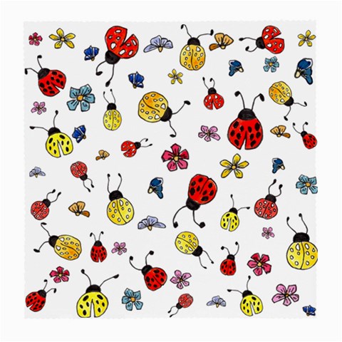 Seamless Pattern Nature Flowers Medium Glasses Cloth from ArtsNow.com Front