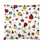 Seamless Pattern Nature Flowers Standard Cushion Case (Two Sides)