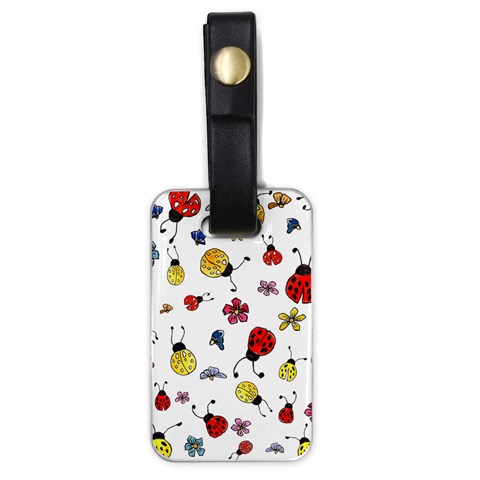 Seamless Pattern Nature Flowers Luggage Tag (one side) from ArtsNow.com Front