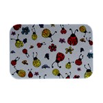 Seamless Pattern Nature Flowers Open Lid Metal Box (Silver)  