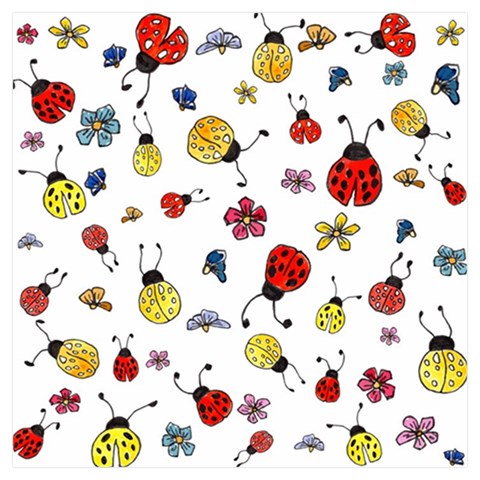 Seamless Pattern Nature Flowers Kids  Hooded Rain Ponchos from ArtsNow.com Inside 4