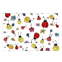 Seamless Pattern Nature Flowers Waist Pouch (Large) from ArtsNow.com Loop