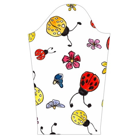 Seamless Pattern Nature Flowers Kids  Long Sleeve Velvet Lounge Robe from ArtsNow.com Sleeve Right