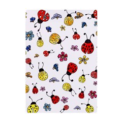 Seamless Pattern Nature Flowers A5 Acrylic Clipboard from ArtsNow.com Back