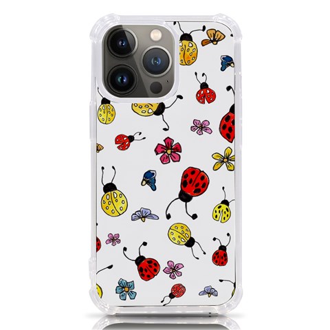 Seamless Pattern Nature Flowers iPhone 13 Pro TPU UV Print Case from ArtsNow.com Front