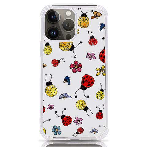 Seamless Pattern Nature Flowers iPhone 13 Pro Max TPU UV Print Case from ArtsNow.com Front