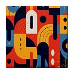 Abstract Pattern Design Tile Coaster