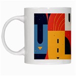 Abstract Pattern Design White Mug