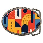 Abstract Pattern Design Belt Buckles