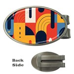 Abstract Pattern Design Money Clips (Oval) 