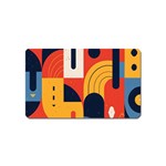 Abstract Pattern Design Magnet (Name Card)