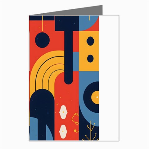 Abstract Pattern Design Greeting Card from ArtsNow.com Left