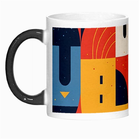 Abstract Pattern Design Morph Mug from ArtsNow.com Left