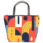 Abstract Pattern Design Bucket Bag