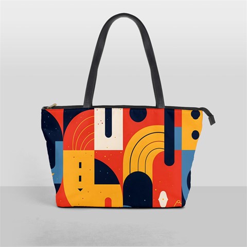 Abstract Pattern Design Classic Shoulder Handbag from ArtsNow.com Front