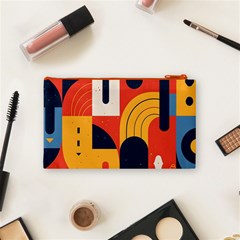 Abstract Pattern Design Cosmetic Bag (Small) from ArtsNow.com Back