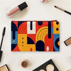 Abstract Pattern Design Cosmetic Bag (Medium) from ArtsNow.com Back