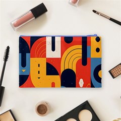 Abstract Pattern Design Cosmetic Bag (Medium) from ArtsNow.com Back