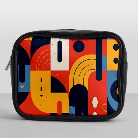 Abstract Pattern Design Mini Toiletries Bag (One Side) from ArtsNow.com Front