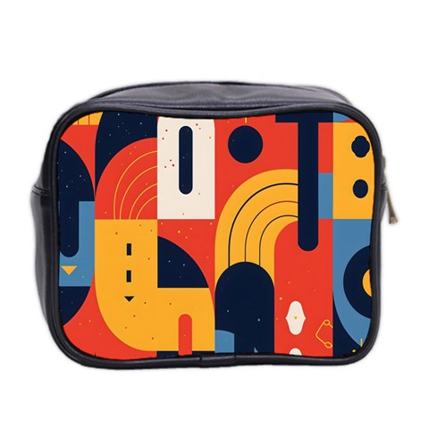 Abstract Pattern Design Mini Toiletries Bag (Two Sides) from ArtsNow.com Back