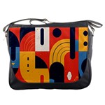 Abstract Pattern Design Messenger Bag