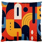 Abstract Pattern Design Large Cushion Case (One Side)