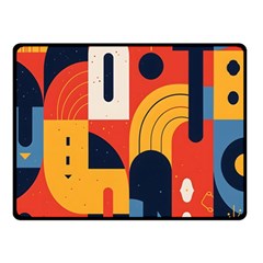 Abstract Pattern Design Two Sides Fleece Blanket (Small) from ArtsNow.com 45 x34  Blanket Front