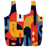 Abstract Pattern Design Full Print Recycle Bag (XL)