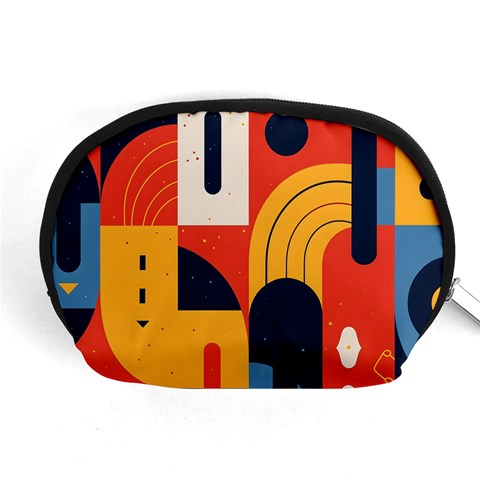 Abstract Pattern Design Accessory Pouch (Medium) from ArtsNow.com Front