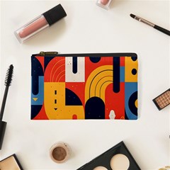 Abstract Pattern Design Cosmetic Bag (XS) from ArtsNow.com Front