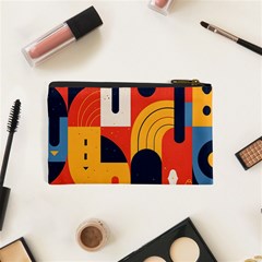 Abstract Pattern Design Cosmetic Bag (XS) from ArtsNow.com Back