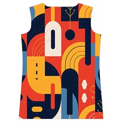 Abstract Pattern Design Women s Basketball Tank Top from ArtsNow.com Back