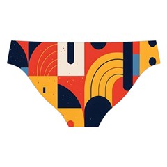 Abstract Pattern Design Cross Back Hipster Bikini Set from ArtsNow.com Back Under