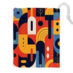 Abstract Pattern Design Drawstring Pouch (4XL)