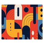 Abstract Pattern Design Premium Plush Fleece Blanket (Small)