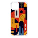 Abstract Pattern Design iPhone 14 TPU UV Print Case